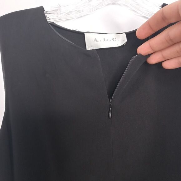 A.L.C black short dress size 0 - Picture 6 of 14